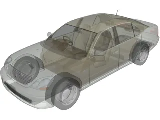 Toyota Celsior (2001) 3D Model