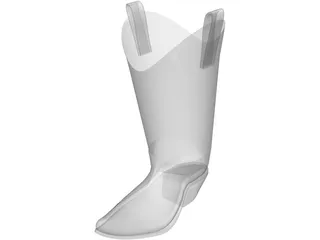 Cowboy Boot 3D Model