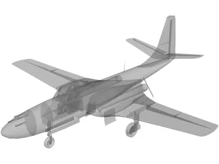 FH-1 Phantom 3D Model
