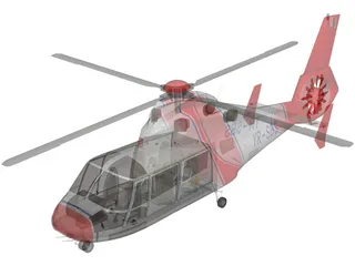 Eurocopter AS-365N Dauphin 2 3D Model