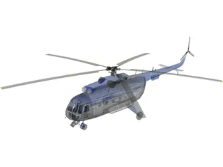 Mil Mi-17 Romanian Police 3D Model