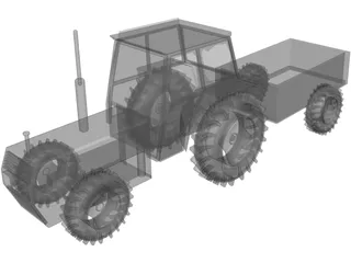 Tractor 3D Model