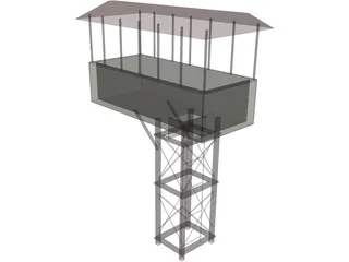 Flag Stand 3D Model