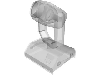 Moving Head Club Light 3D Model