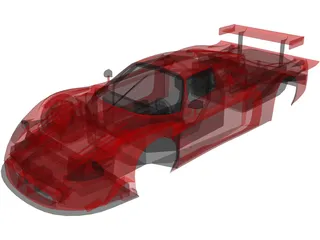 Maserati MC12 Body 3D Model