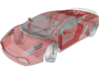 Lamborghini Gallardo 3D Model