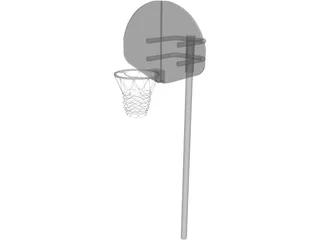 Basketball Street Hoop 3D Model