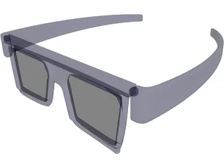 3D Glasses 3D Model