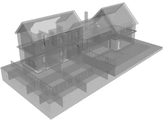 Family House 3D Model