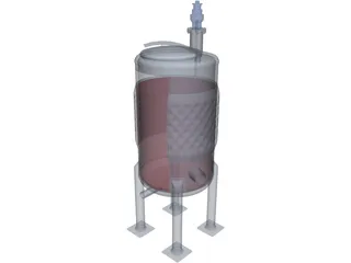 Wine Fermenter 3D Model