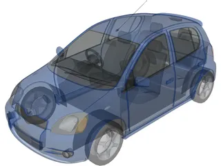 Toyota Vitz (2002) 3D Model