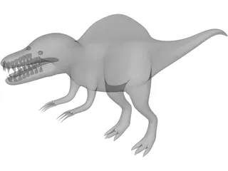 Spinosaurus Toy 3D Model