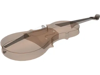 Violin 3D Model