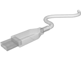 Generic USB Plug 3D Model