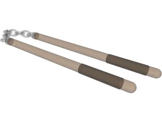 Nunchucks 3D Model