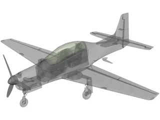 Embraer EMB 312 Tucano 3D Model