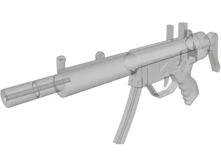 H&K MP5 3D Model