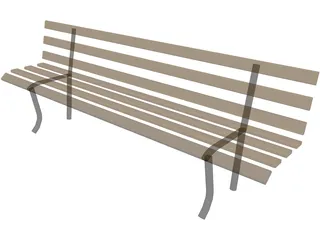 Bench 3D Model