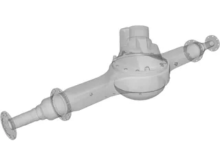 Rear Axle 3D Model