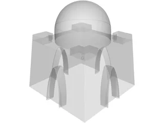 Mazar-e-Quiad 3D Model