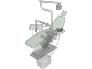 Odontological Chair 3D Model