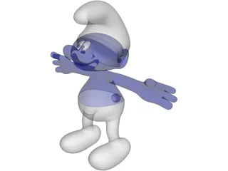 Smurf 3D Model