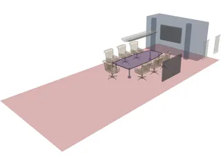 Conference Room 3D Model