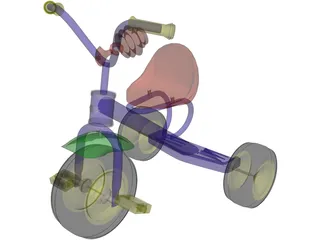 Childs Bike 3D Model