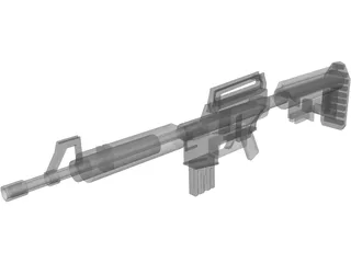 M4A1 3D Model