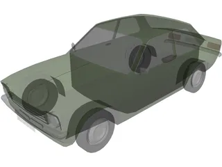 Opel Kadett C (1973) 3D Model