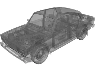 VAZ 2105 3D Model