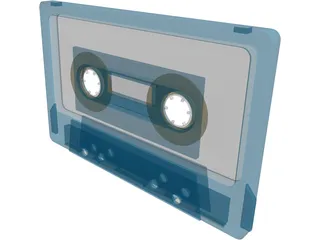 Audio Cassette 3D Model