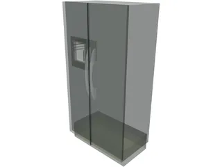 Fridge 2 Door 3D Model