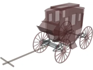 Stagecoach 3D Model