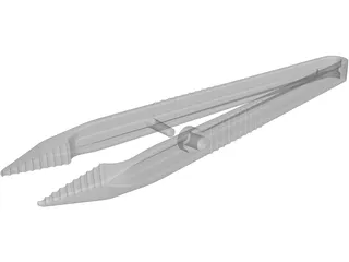 Hospital Tweezer 3D Model