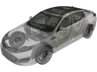 Kia Optima (2011) 3D Model