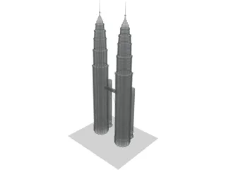 Petronas Towers 3D Model