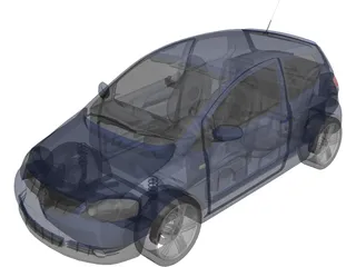 Volkswagen Fox (2005) 3D Model