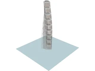 Turning Torso Tower Malmo 3D Model