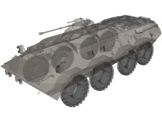 BTR-80 Armored Personnel Carrier 3D Model