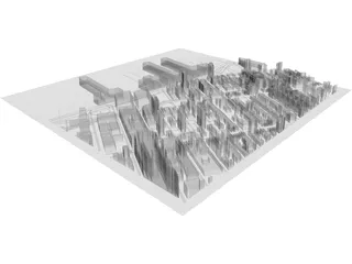 Hudson Yards 3D Model