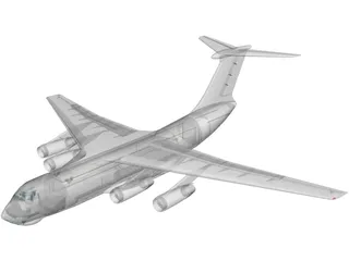 Ilyushin IL-76 Candid 3D Model