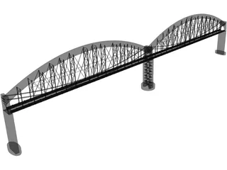 Royal Albert Bridge 3D Model