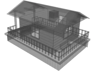 Hunter Cabin 3D Model