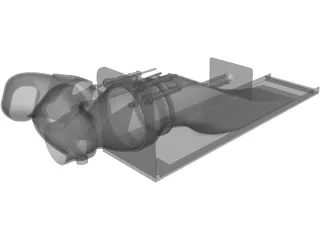 Rolls-Royce Waterjet 3D Model