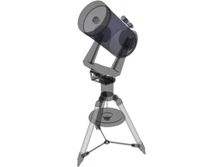 Schmidt-Cassegrain Telescope 3D Model