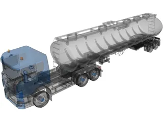 Scania R730 Tanker 3D Model