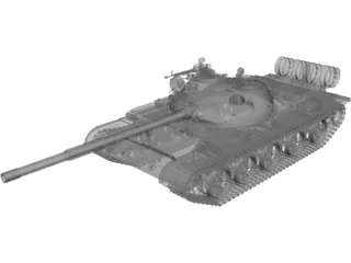 T-62A 3D Model