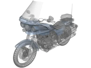 Kawasaki Police 1000 3D Model