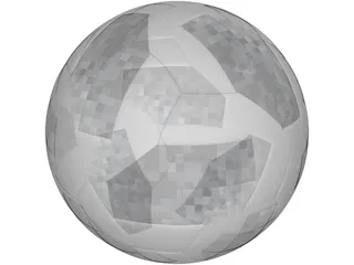 Russia Worldcup Soccer Ball 3D Model